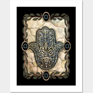 Hamsa Hand Posters and Art